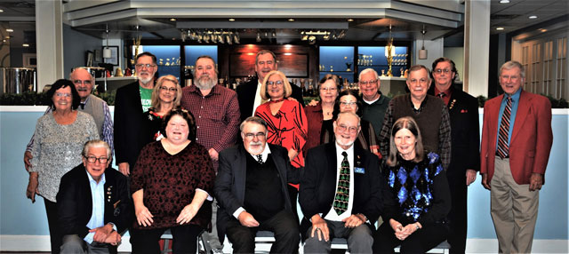 Group Photo:  In the photo (left to right) front row:  Bert Wendell, Jr., Tonya Jones, Jeff Kocab, George Schmidt, Carolyn Hink; middle row:  Jane McKeel, Linda Asher, Mary Kinkin, Dale Smith, Sandy Wendell, Mark McMillan; and back row: Bob Russell, Jon Asher, Rich Jones, Fred Kinkin, Dave Smith, Magic Dillahunt, and Paul Berryman.  Absent from the photo was Jen Kiggans. (Photography by Bert Wendell, Jr.)